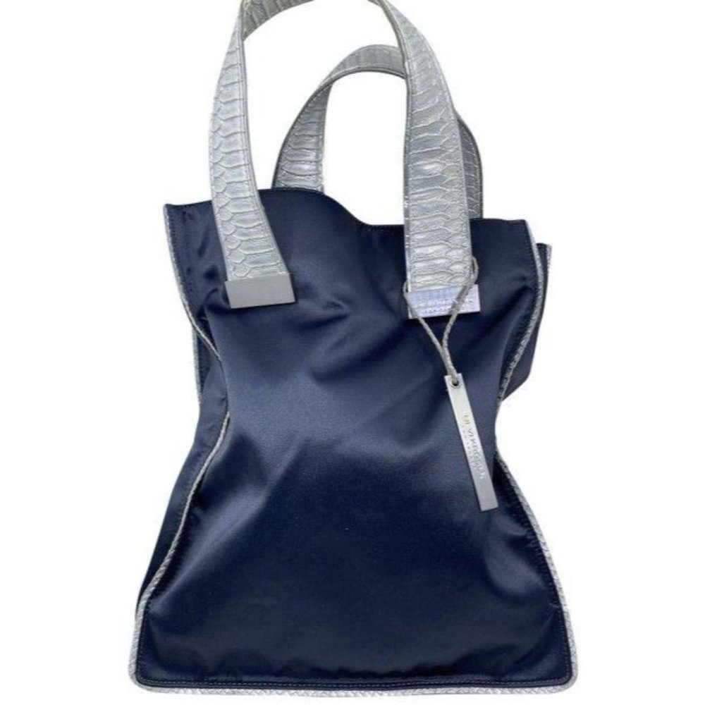 Devi Kroell Shoulder Bag Black Nylon Fabric Tote